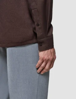 Effortless Shirt Dark Brown