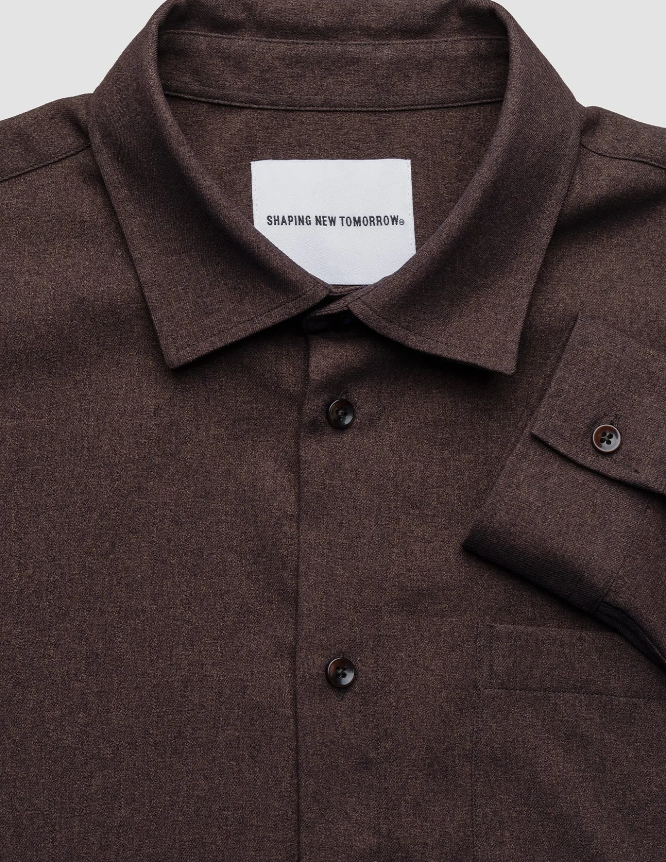 Effortless Shirt Dark Brown