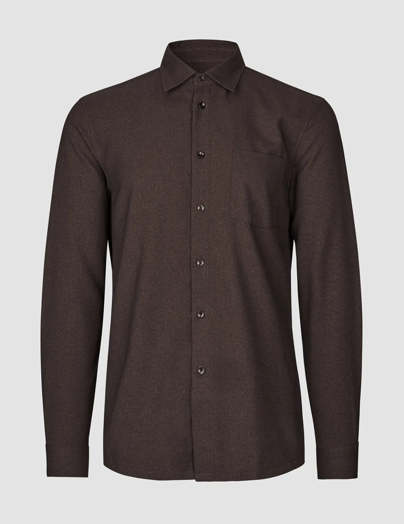 Effortless Shirt Dark Brown