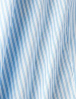 Elevated Shirt Light Blue Stripe Thin Regular