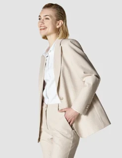 Essential Blazer Cream Latte