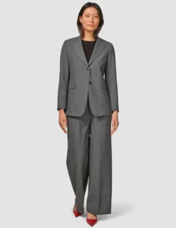 Essential Blazer Dark Grey Melange