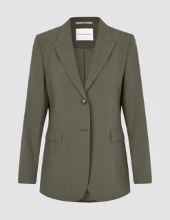 Essential Blazer Dark Olive
