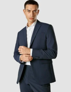 Essential Blazer Navy Melange Regular