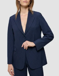 Essential Blazer Navy Pinstripe