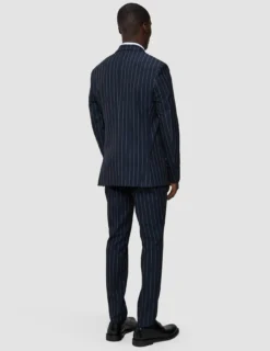 Essential Blazer Navy Stripes Regular