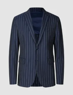 Essential Blazer Navy Stripes Regular