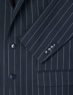 Essential Blazer Navy Stripes Regular