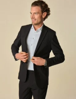Essential Blazer Regular Black Check