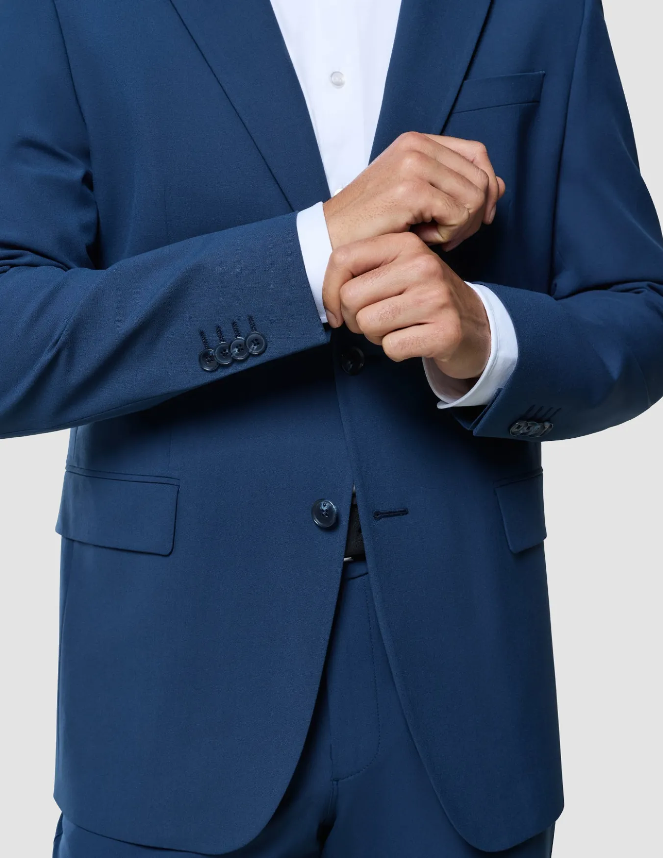 Essential Blazer Regular Marine Blue