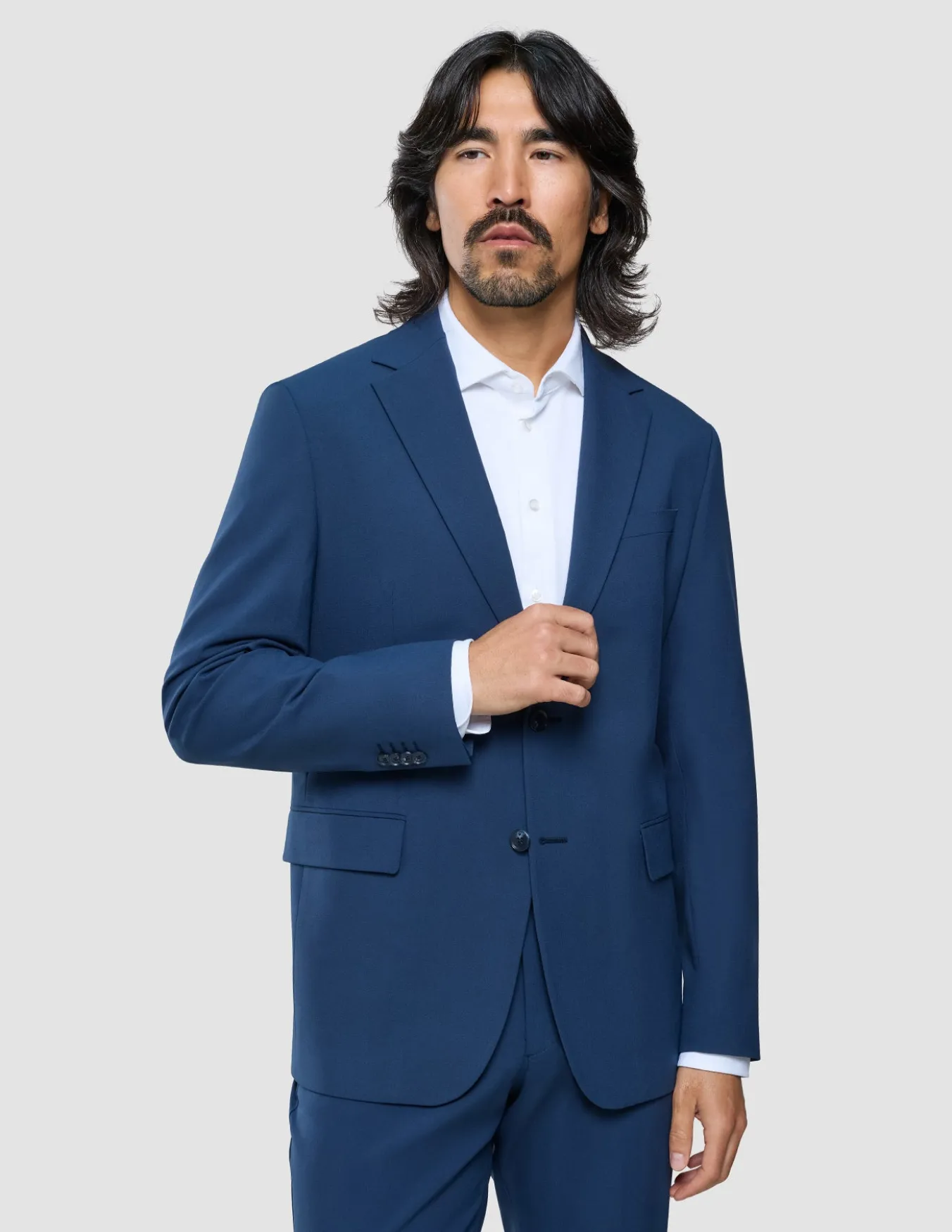 Essential Blazer Regular Marine Blue
