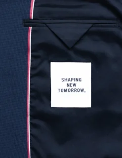 Essential Blazer Regular Navy Checks