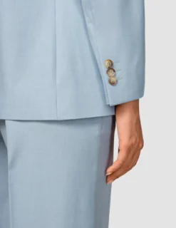 Essential Blazer Sky Blue Melange