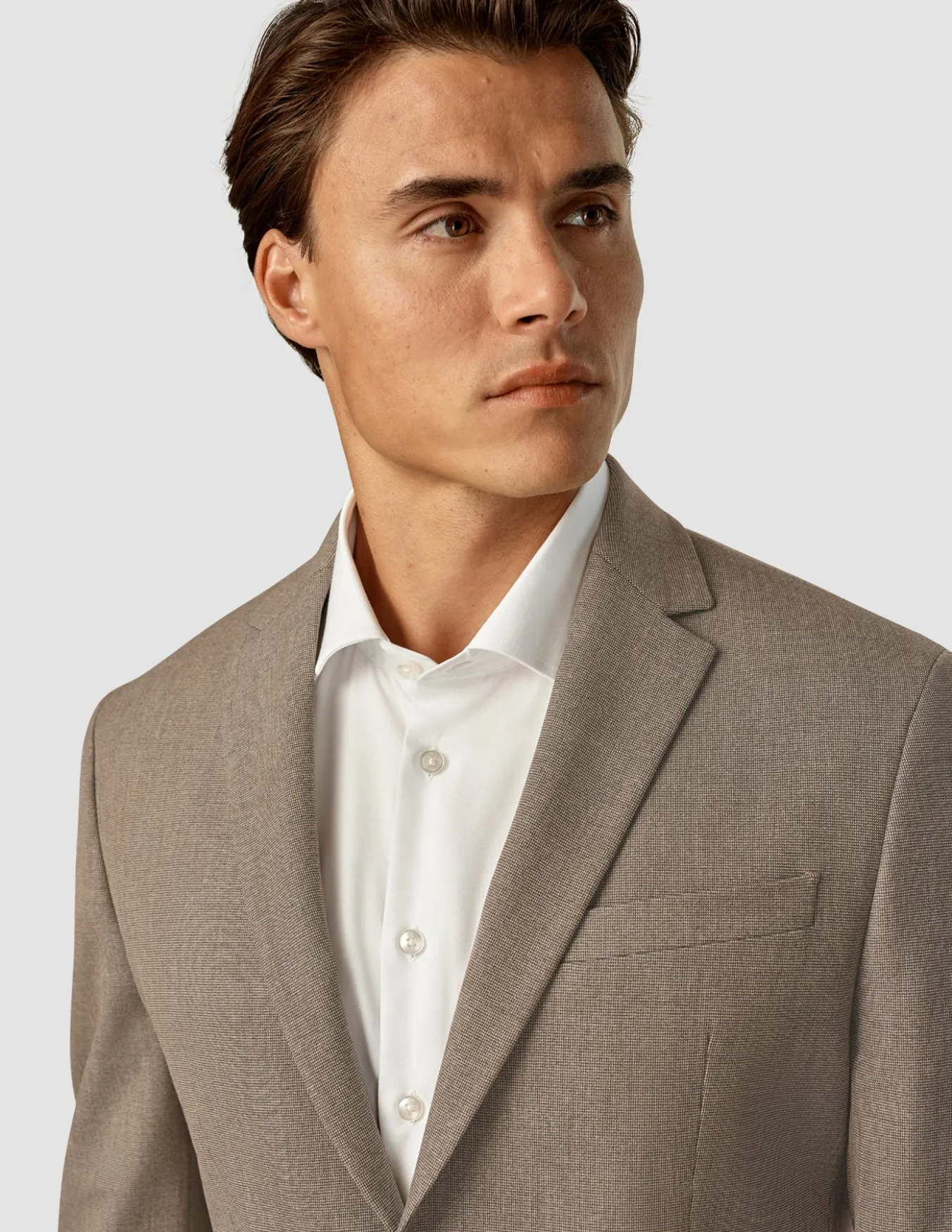 Essential Blazer Slim Almond