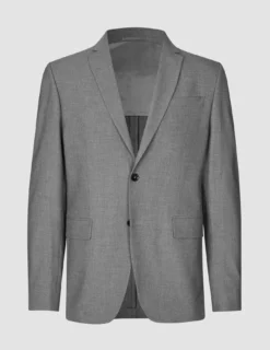 Essential Blazer Slim Dark Grey Melange