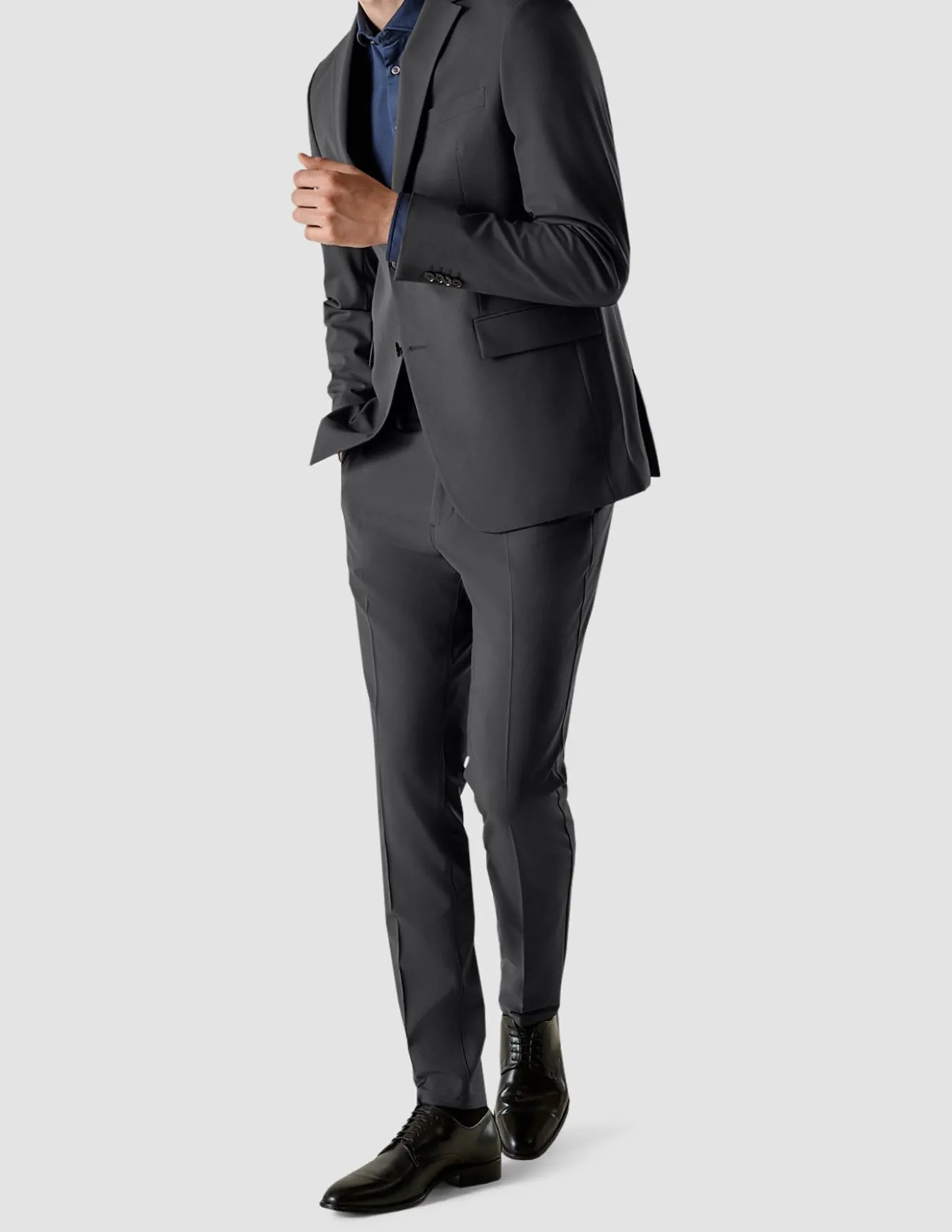Essential Blazer Slim Dark Shadow