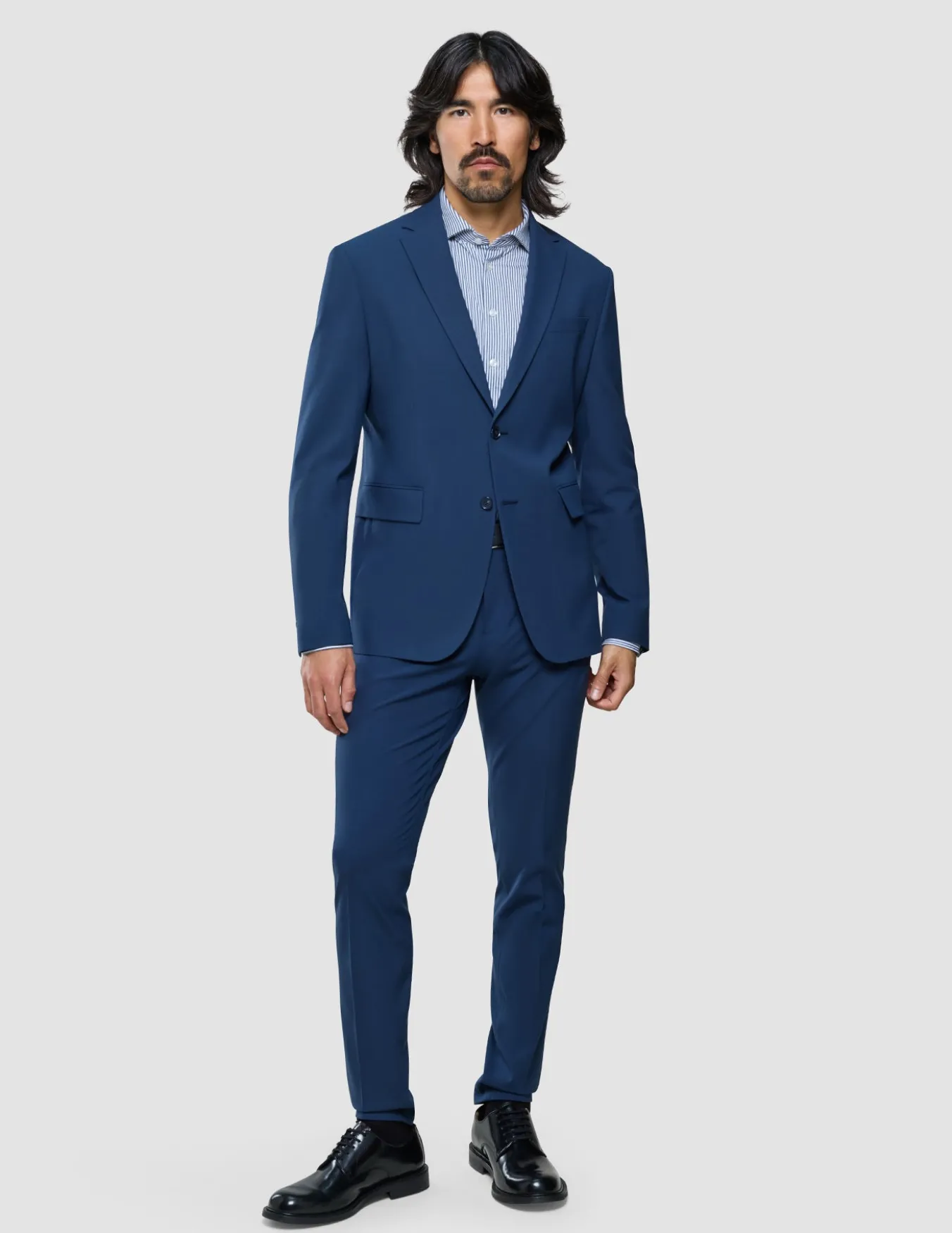 Essential Blazer Slim Marine Blue