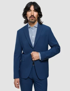 Essential Blazer Slim Marine Blue
