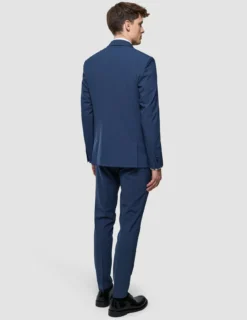 Essential Blazer Slim Navy Checks