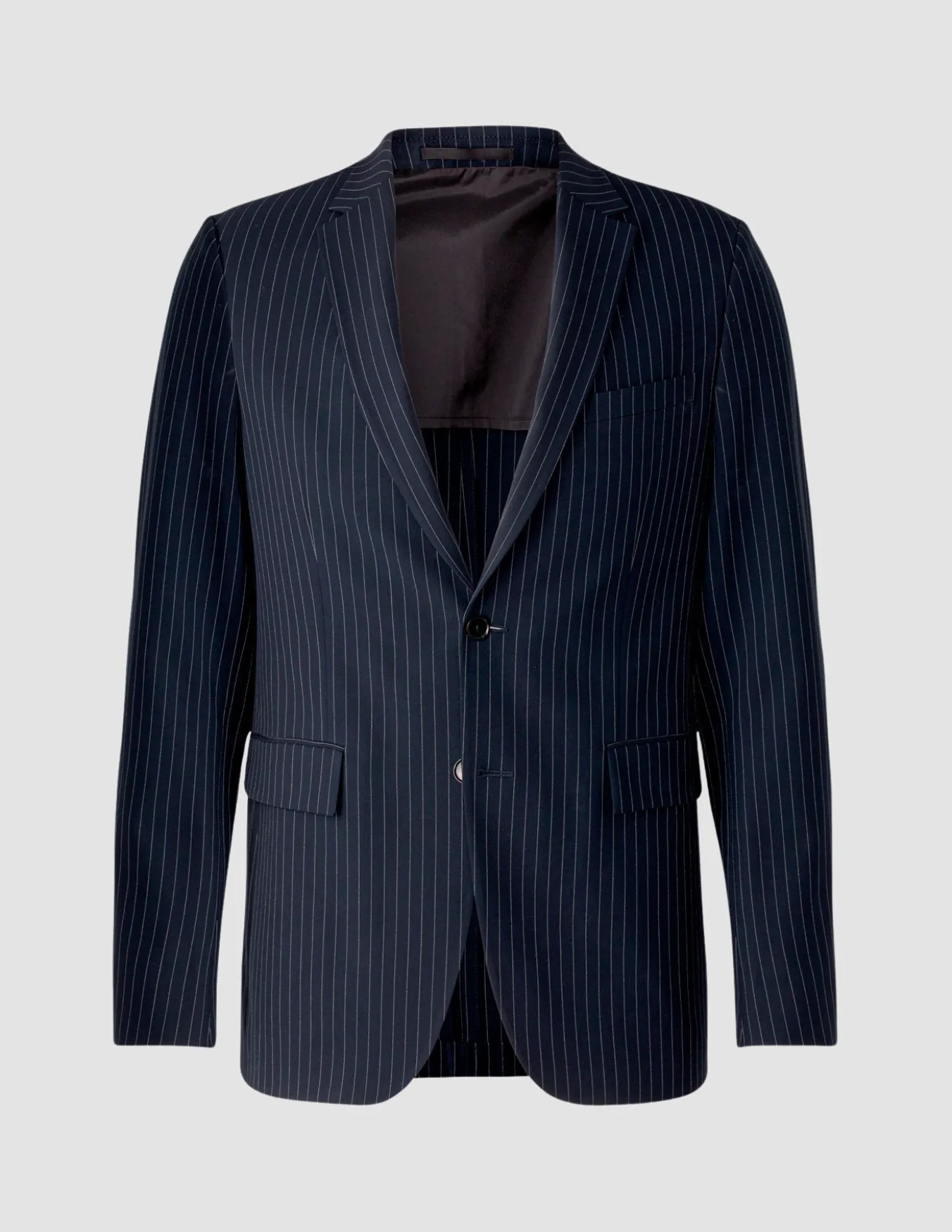 Essential Blazer Slim Navy Pinstripe