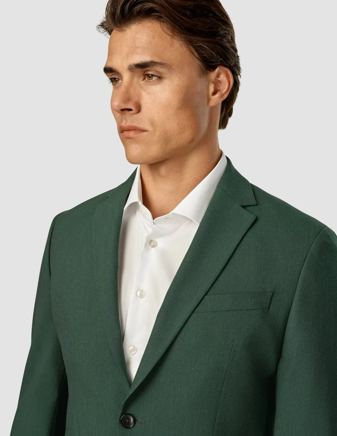 Essential Blazer Slim Pine Green