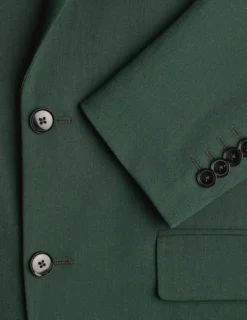 Essential Blazer Slim Pine Green