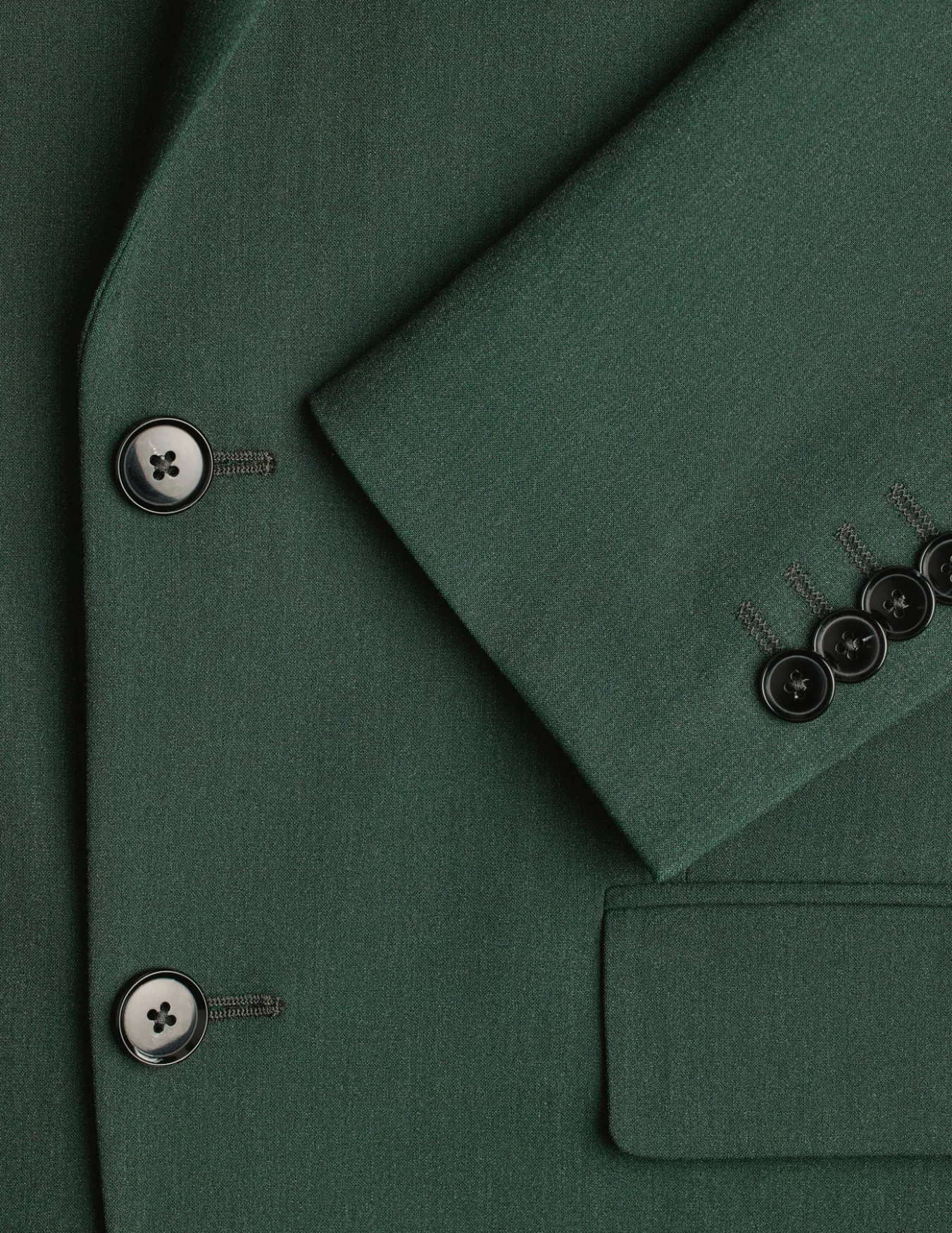 Essential Blazer Slim Pine Green