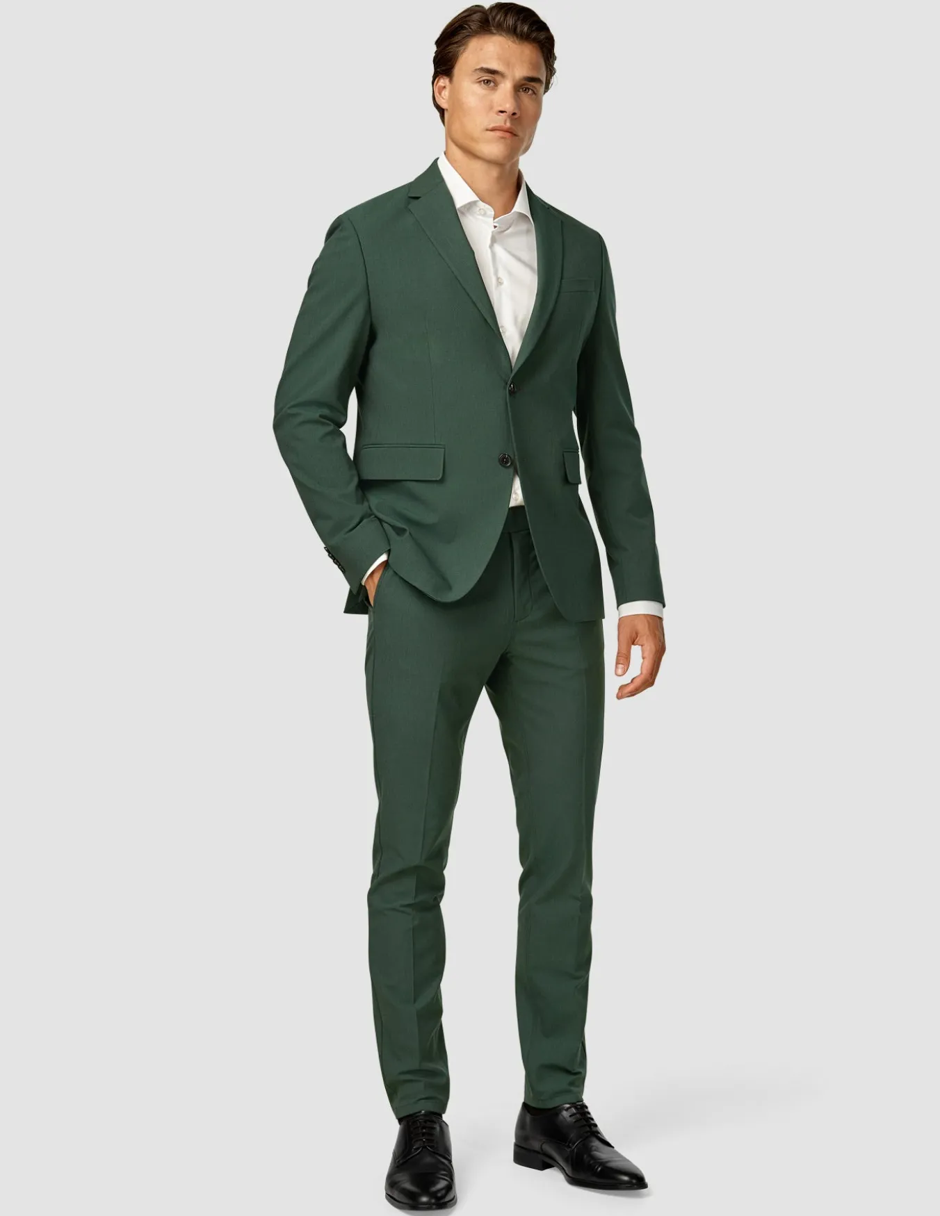 Essential Blazer Slim Pine Green
