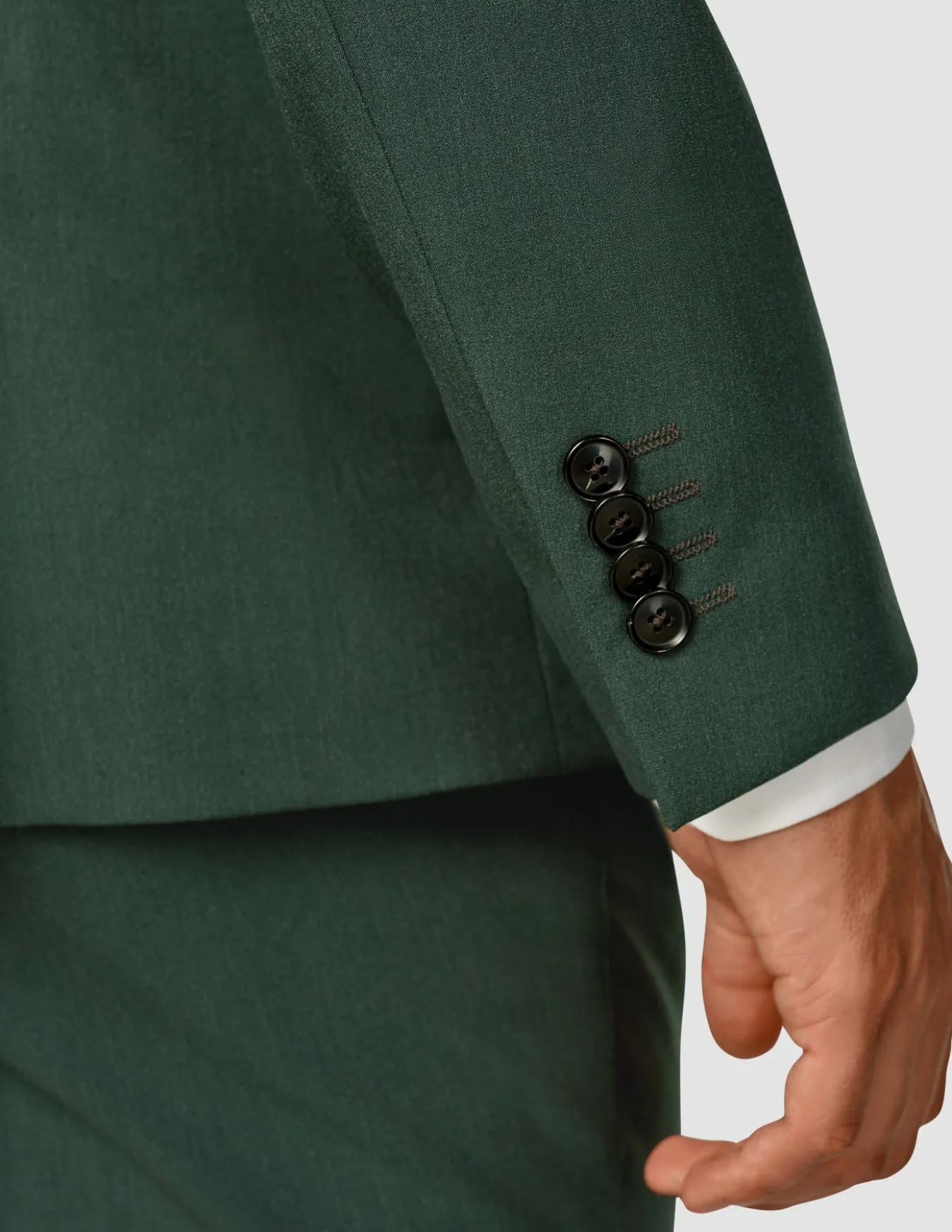 Essential Blazer Slim Pine Green