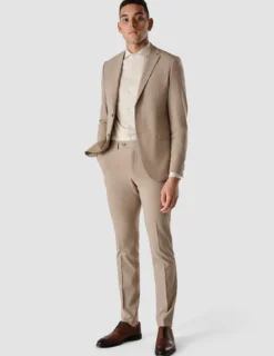 Essential Blazer Slim Sand Grain