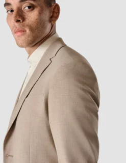 Essential Blazer Slim Sand Grain