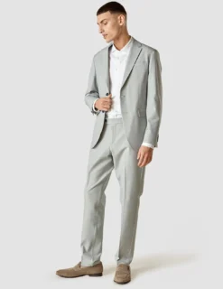Essential Easy Blazer Regular Teal Blue