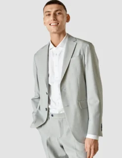 Essential Easy Blazer Regular Teal Blue