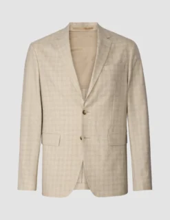 Essential Easy Blazer Slim Warm Sand