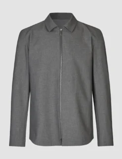 Essential Jacket Dark Grey Melange