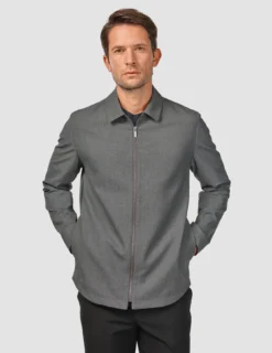Essential Jacket Dark Grey Melange