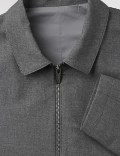 Essential Jacket Dark Grey Melange