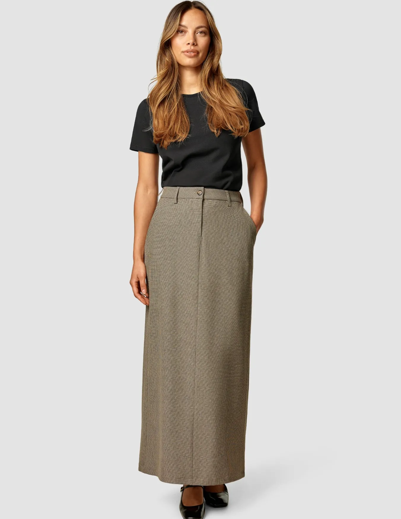 Essential Maxi Skirt Latte