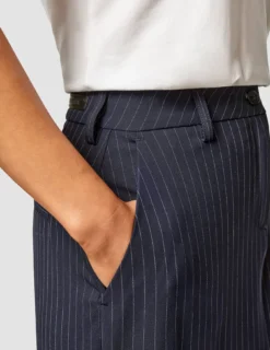Essential Maxi Skirt Navy Pinstripe
