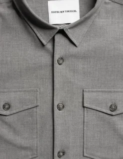 Essential Overshirt Cloud Grey