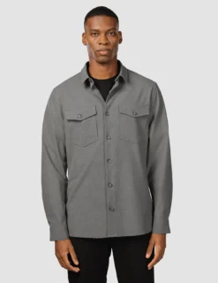Essential Overshirt Cloud Grey