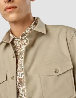 Essential Overshirt Moonstone Melange