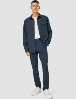 Essential Overshirt Navy Melange