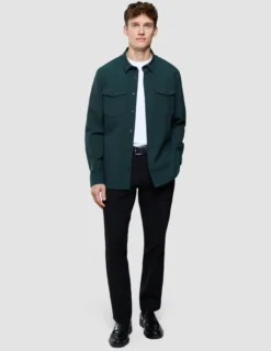 Essential Overshirt Pine Green