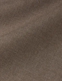Essential Overshirt Saddle Brown Melange