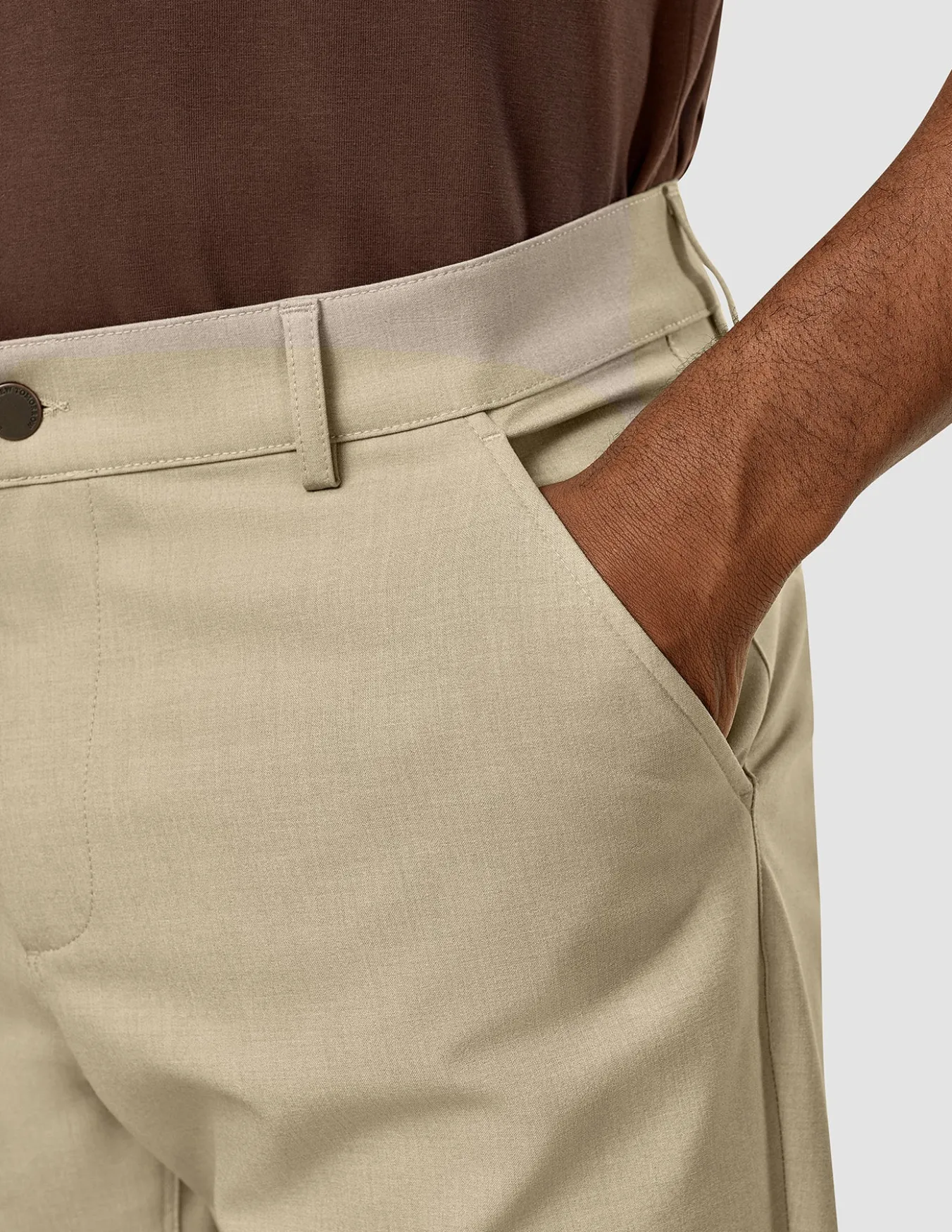 Essential Pants Regular Moonstone Melange