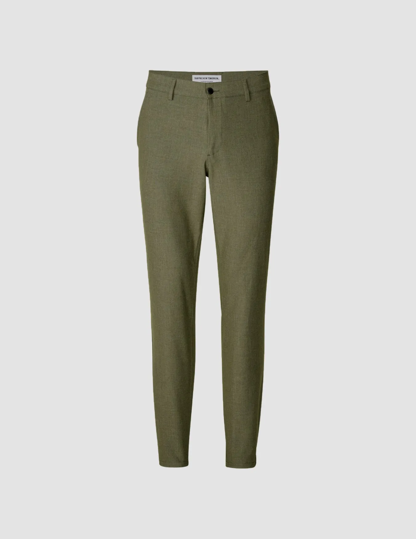 Essential Pants Regular Remote Green Melange