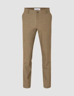 Essential Pants Regular Vintage Brown Melange