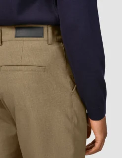 Essential Pants Regular Vintage Brown Melange