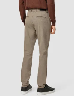 Essential Pants Slim Dark Beige Melange